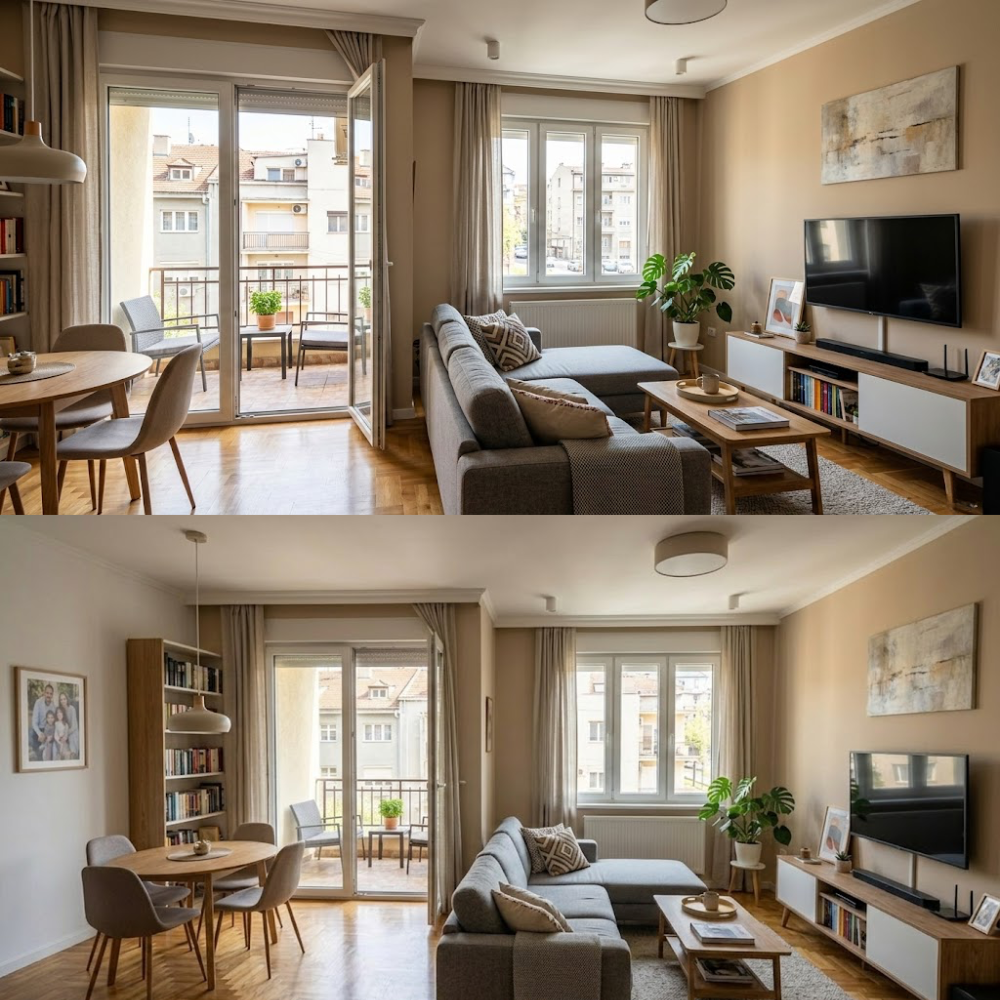 REHAU Euro Design 70 spolja