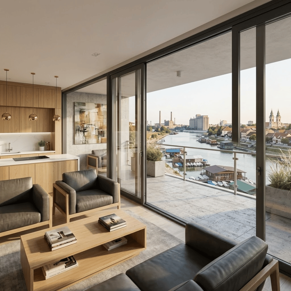 Alumil M11000 moderan stan