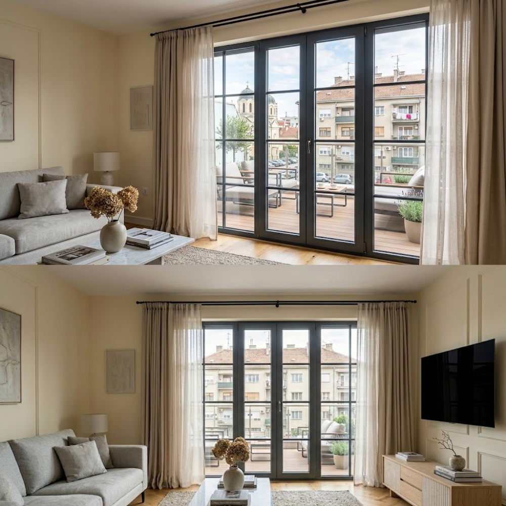 Synego antracit spavaća soba